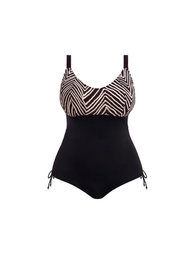 Elomi Fiji Falls Non-Wired Swimsuit Black