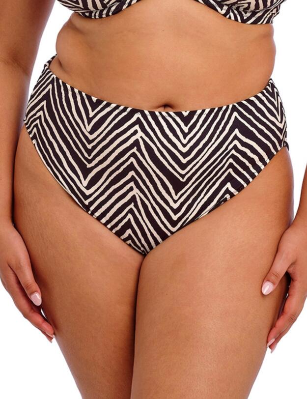 Elomi Fiji Falls Mid-Rise Bikini Brief Black