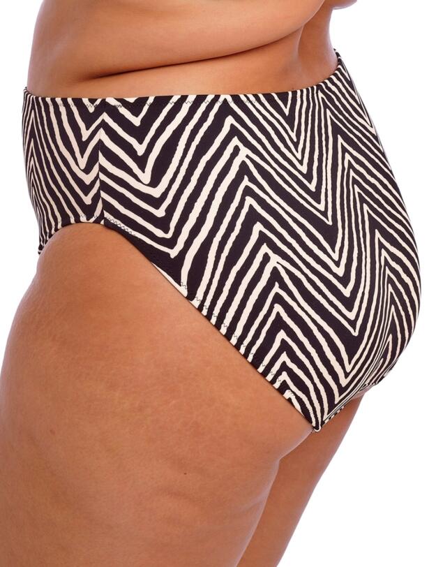 Elomi Fiji Falls Mid-Rise Bikini Brief Black