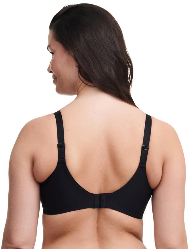 Chantelle Graphic Support Full Cup T-shirt Bra Black 