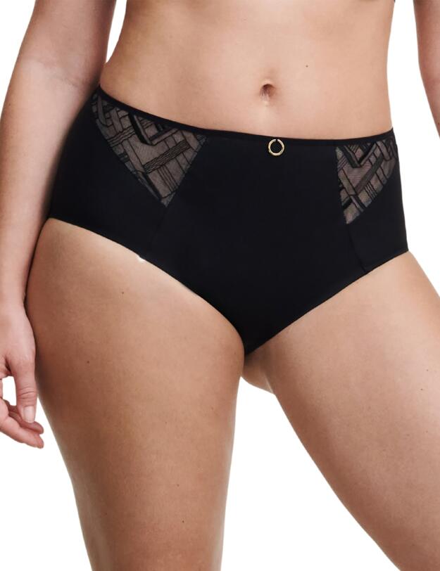 Chantelle Graphic Support Full Brief Black 