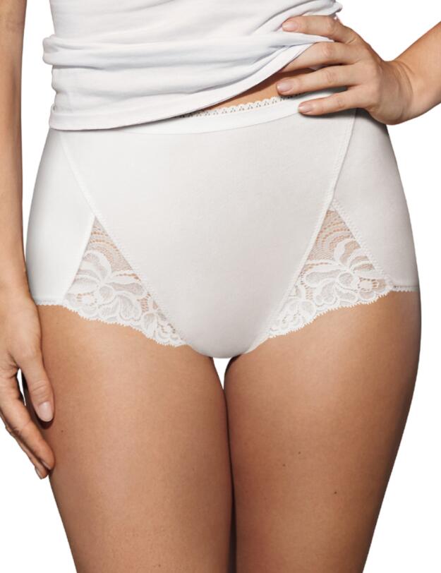 Playtex Cotton Feminine 2 Pack Maxi Briefs White