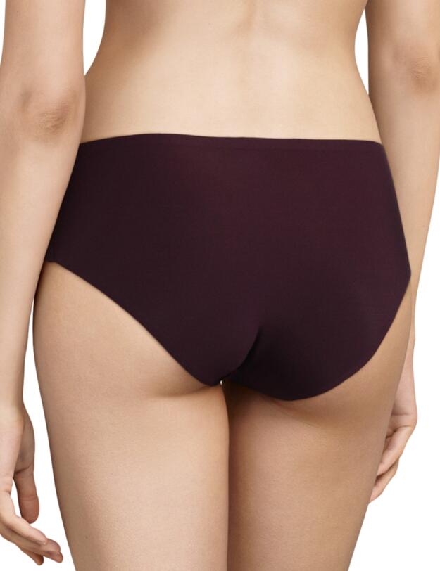 Chantelle Soft Stretch Shorty Brief Aubergine