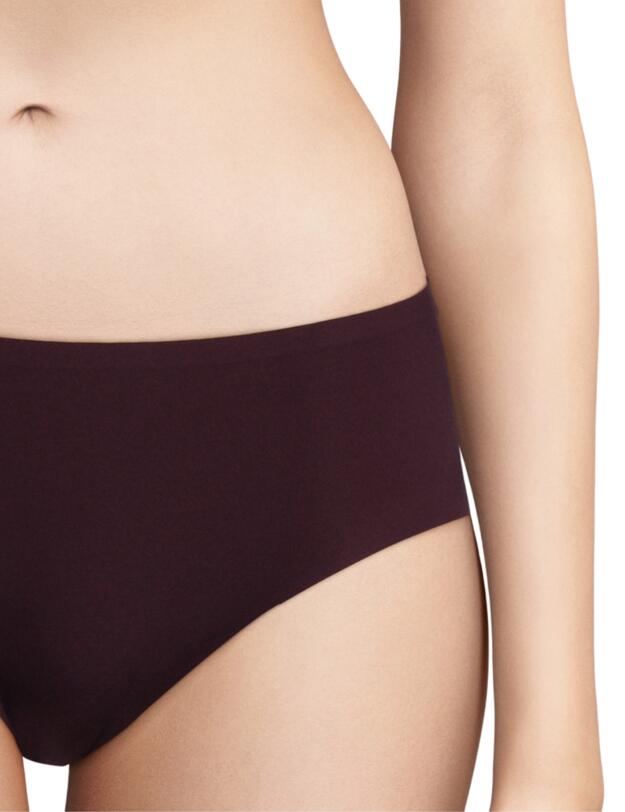 Chantelle Soft Stretch Shorty Brief Aubergine