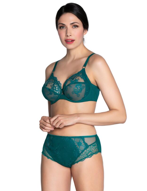 Lise Charmel Sublime En Dentelle High Waisted Brief Vert Princesse