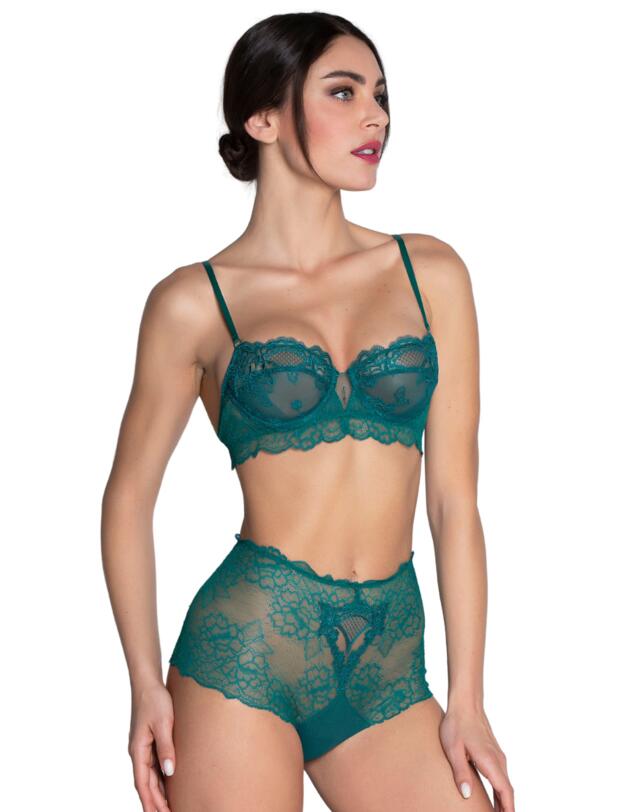 Lise Charmel Sublime En Dentelle Half Cup Bra Vert Princesse