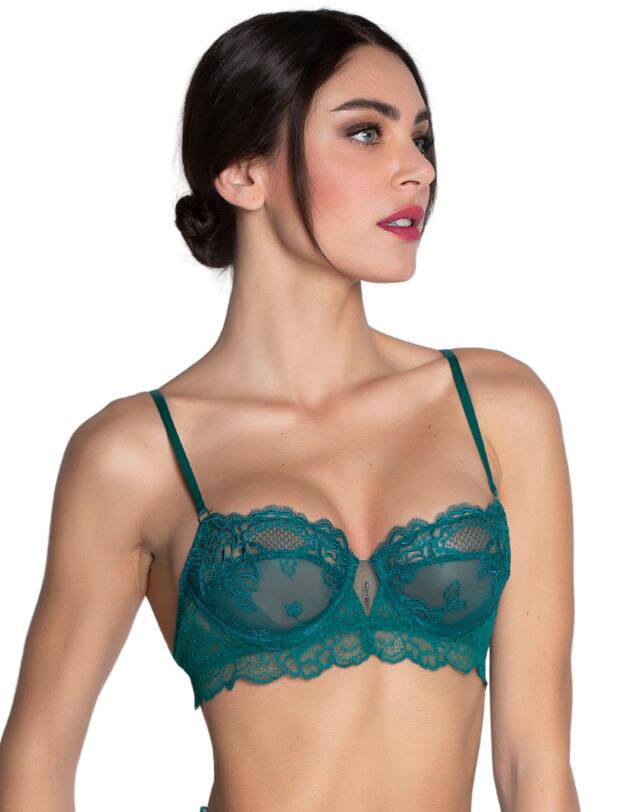 Lise Charmel Sublime En Dentelle Half Cup Bra Vert Princesse