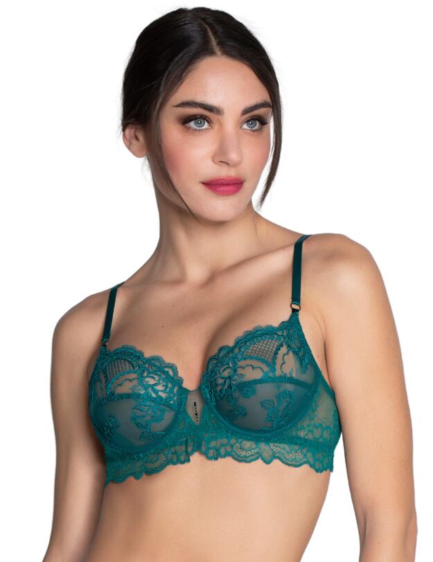 Lise Charmel Sublime En Dentelle Full Cup Bra Vert Princesse