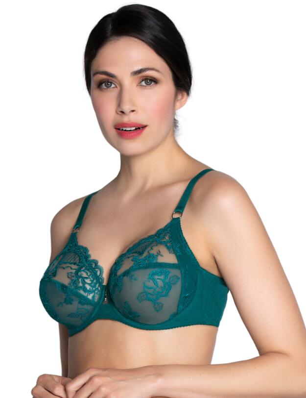 Lise Charmel Sublime En Dentelle 3 Part Full Cup Bra Vert Princesse