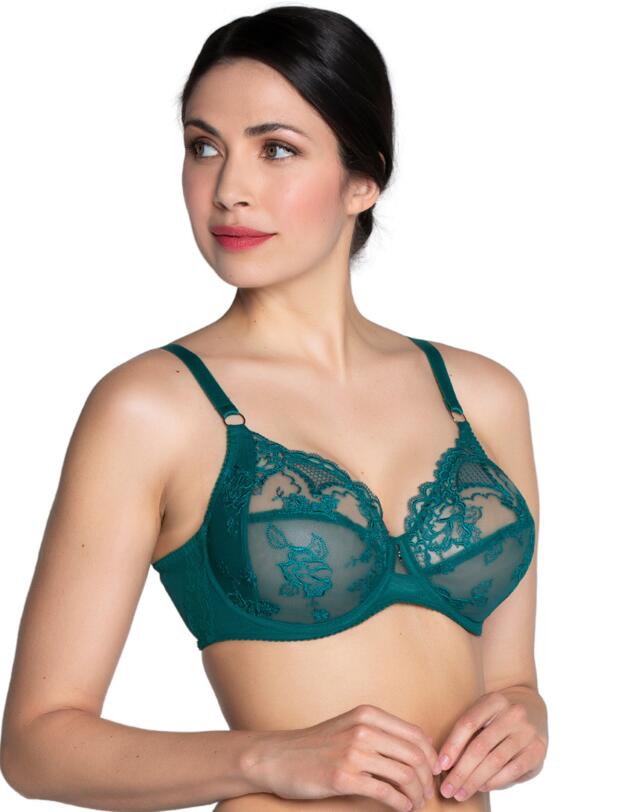 Lise Charmel Sublime En Dentelle 3 Part Full Cup Bra Vert Princesse