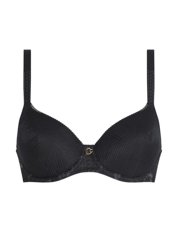 Chantelle Intrigue T-shirt Bra Black 