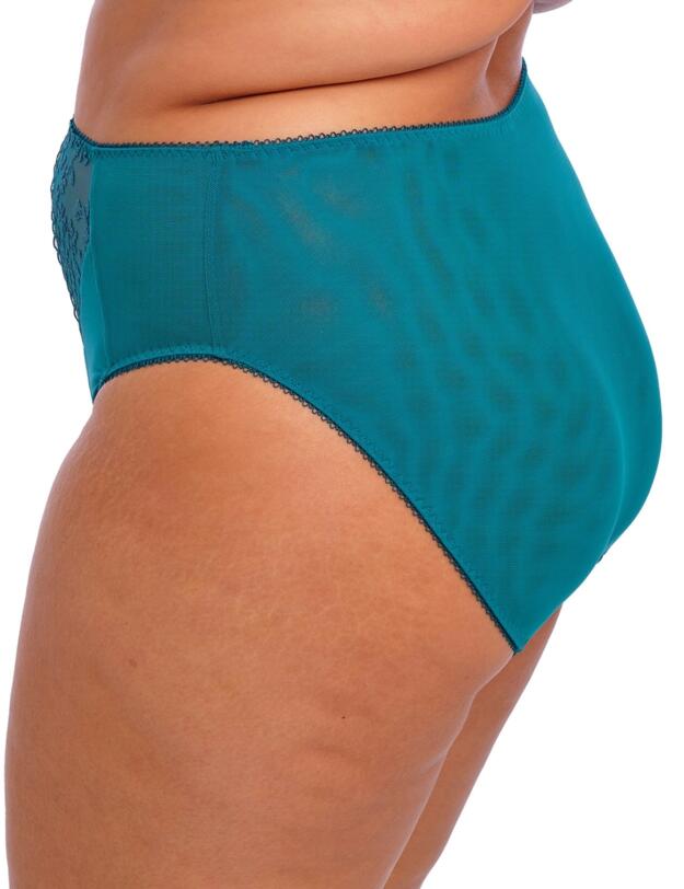 Elomi Zarla High Leg Brief Ocean Depths