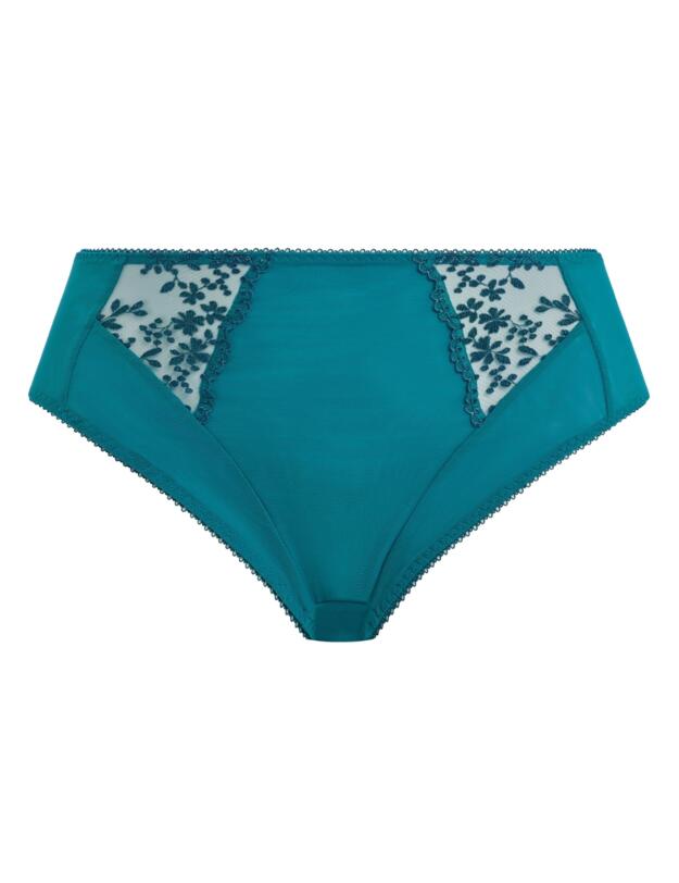 Elomi Zarla High Leg Brief Ocean Depths