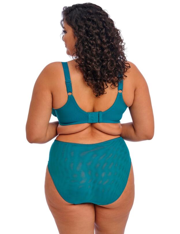 Elomi Zarla High Leg Brief Ocean Depths