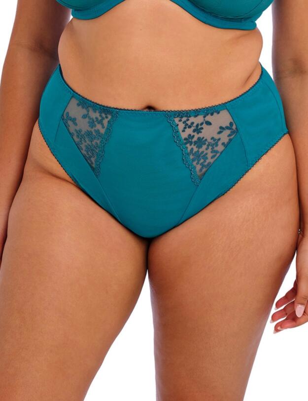 Elomi Zarla High Leg Brief Ocean Depths