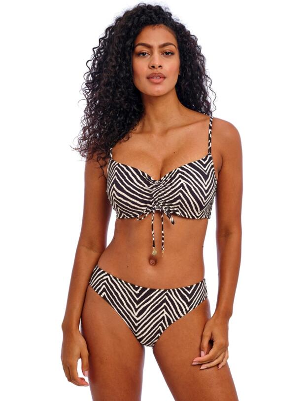 Freya Fiji Falls Bralette Bikini Top Black