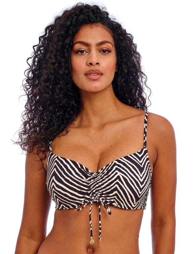 Freya Fiji Falls Bralette Bikini Top Black