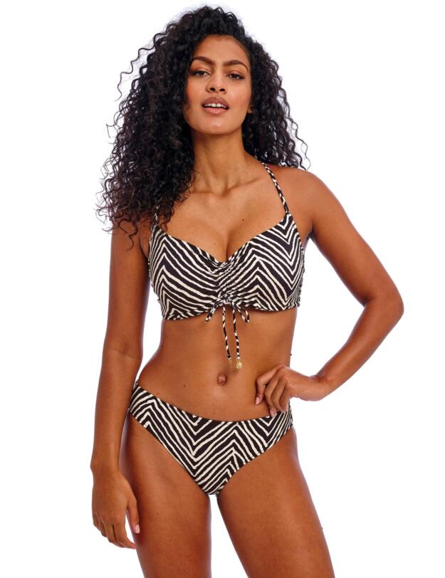 Freya Fiji Falls Bralette Bikini Top Black