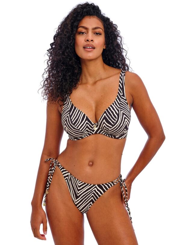Freya Fiji Falls Tie Side Bikini Brief Black