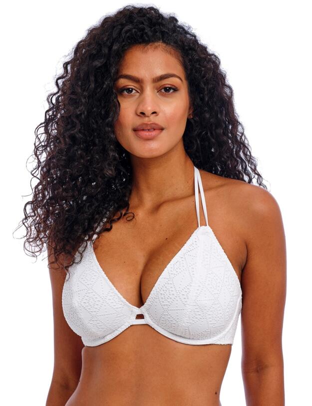 Freya Nomad Nights Halter Bikini Top White