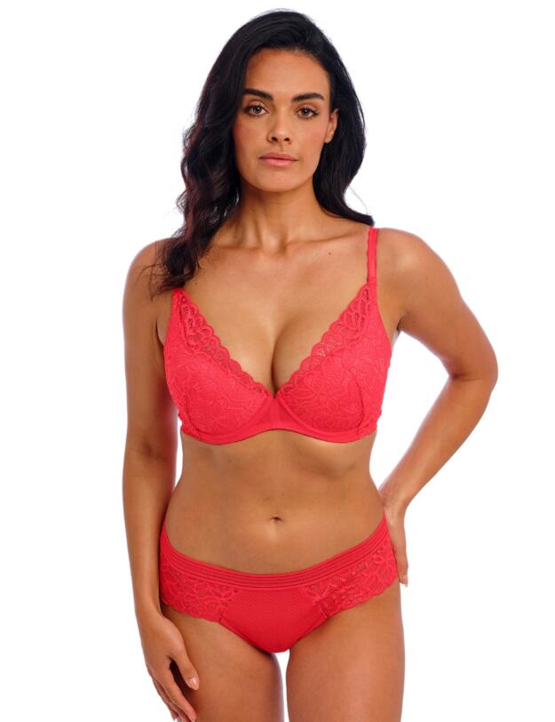 Wacoal Raffine Underwired Plunge Bra Hibiscus