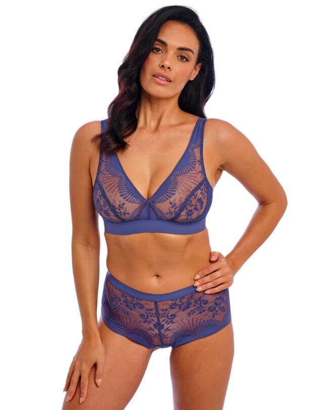 Wacoal Sensu Lace Short Brief Dark Azure 