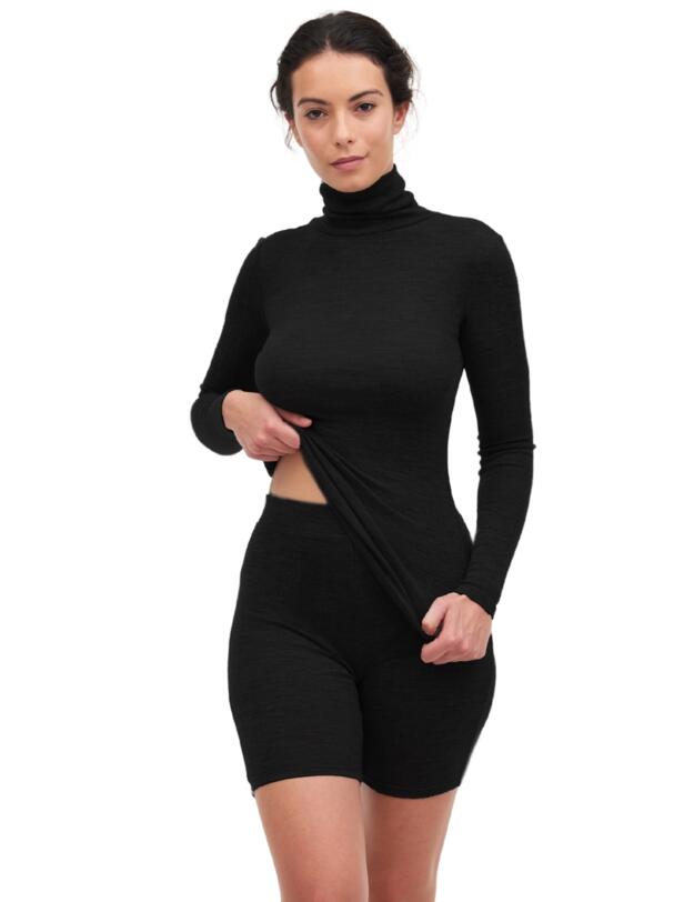 Chantelle Thermo Comfort Turtle Neck T-Shirt Black