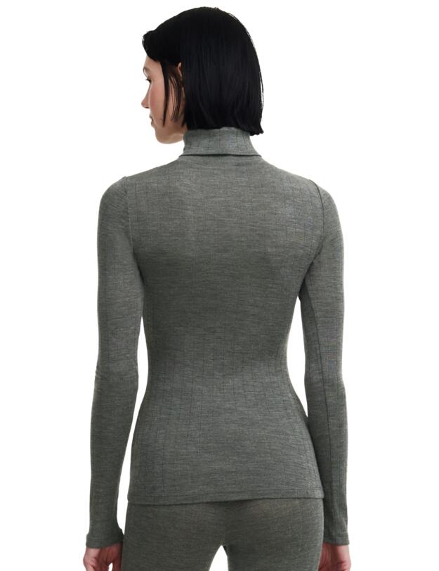 Chantelle Thermo Comfort Turtle Neck T-Shirt Slate Grey