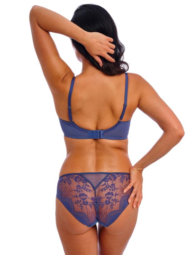 Wacoal Sensu Lace Underwired Bra Dark Azure