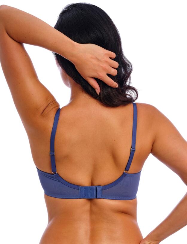 Wacoal Sensu Lace Underwired Bra Dark Azure