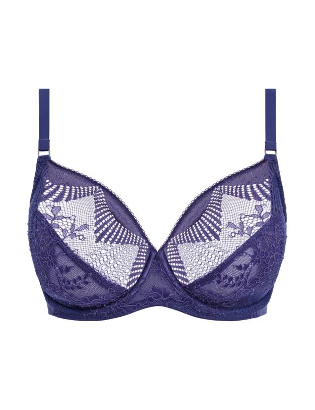 Wacoal Sensu Lace Underwired Bra Dark Azure