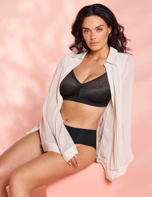 Wacoal Back Appeal Wire Free Bra Black 