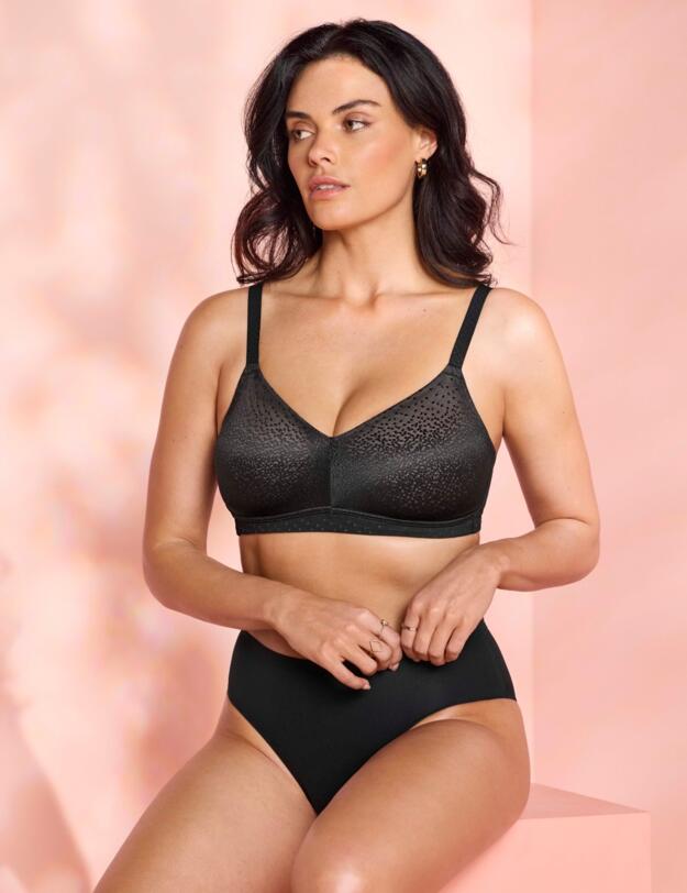 Wacoal Back Appeal Wire Free Bra Black 