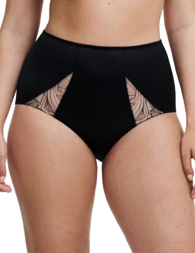 Chantelle Tattoo Love Full Brief Black/Golden Beige