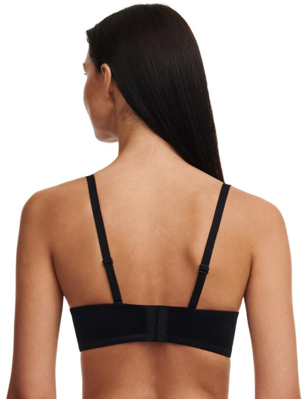Chantelle Tattoo Love Memory Foam T-Shirt Bra Black/Golden Beige