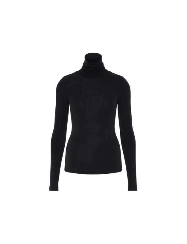 Chantelle Thermo Comfort Turtle Neck T-Shirt Black