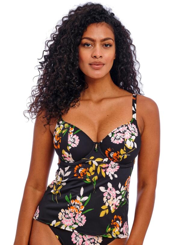 Freya Twilight Soul Plunge Tankini Top Black