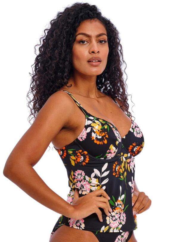 Freya Twilight Soul Plunge Tankini Top Black