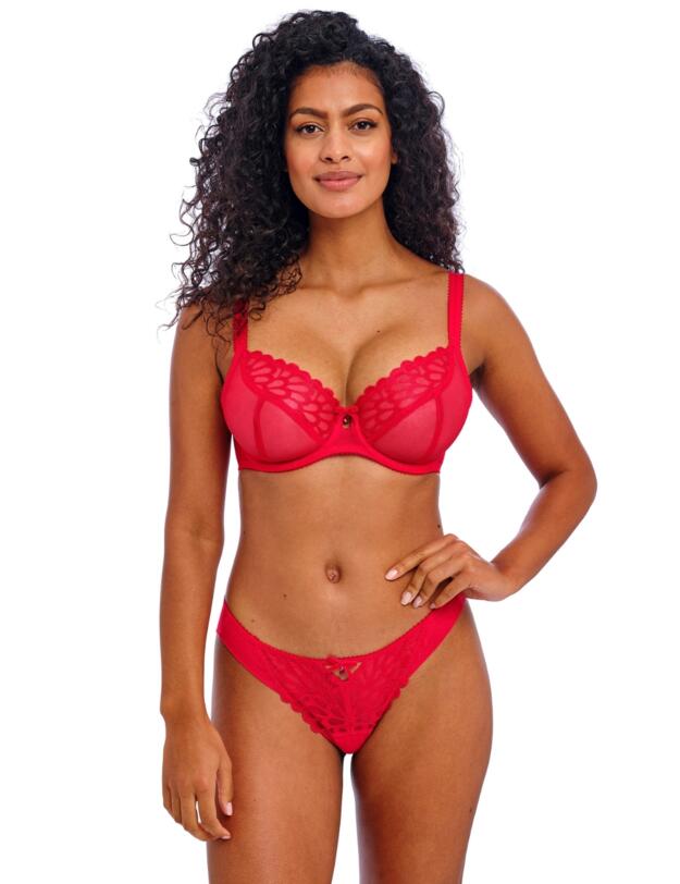 Freya Loveland Plunge Bra Bombshell Chilli Red