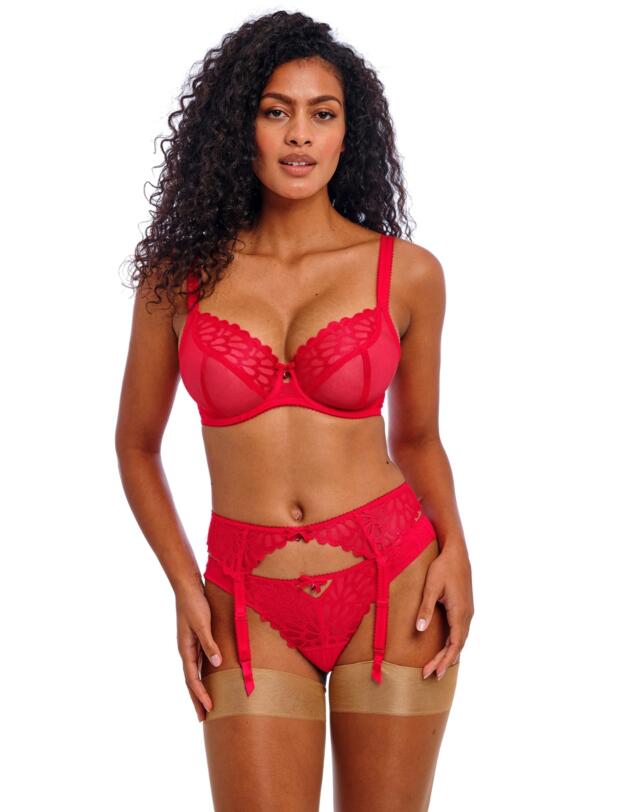 Freya Loveland Suspender Bombshell Chilli Red