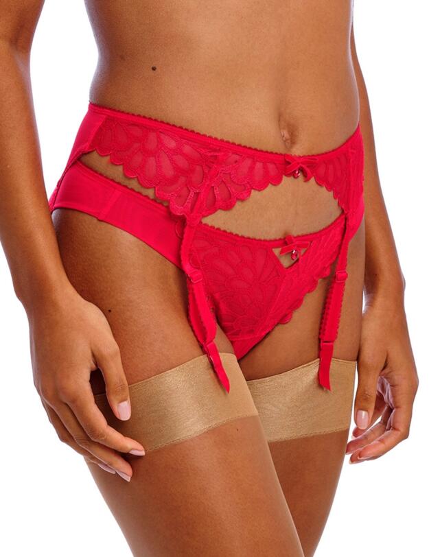Freya Loveland Suspender Bombshell Chilli Red