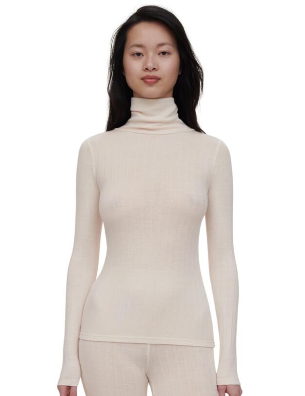 Chantelle Thermo Comfort Turtle Neck T-Shirt Pearl