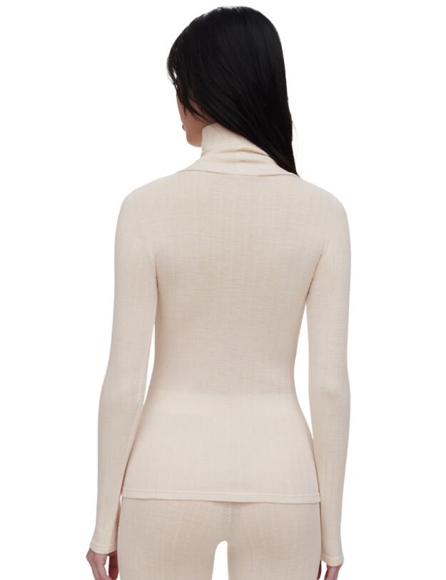 Chantelle Thermo Comfort Turtle Neck T-Shirt Pearl
