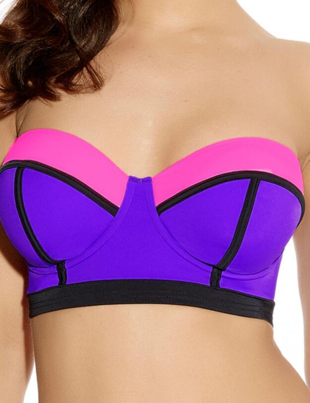 3241 Freya Bondi Bandeau Longline Bikini Top Vibe - 3241 Bandeau Top