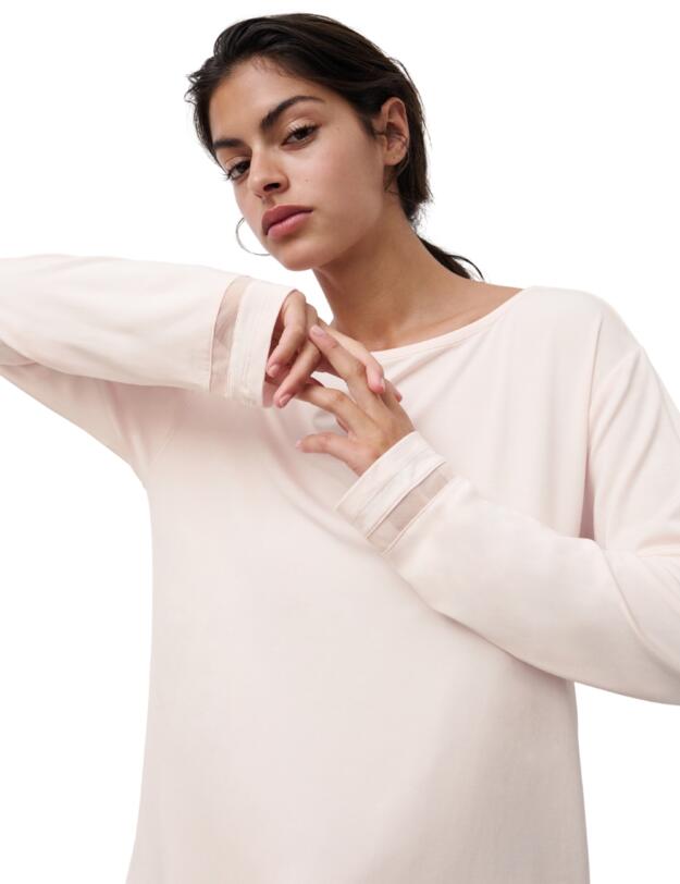 Chantelle Joe Long Sleeve Top Pink Pearl