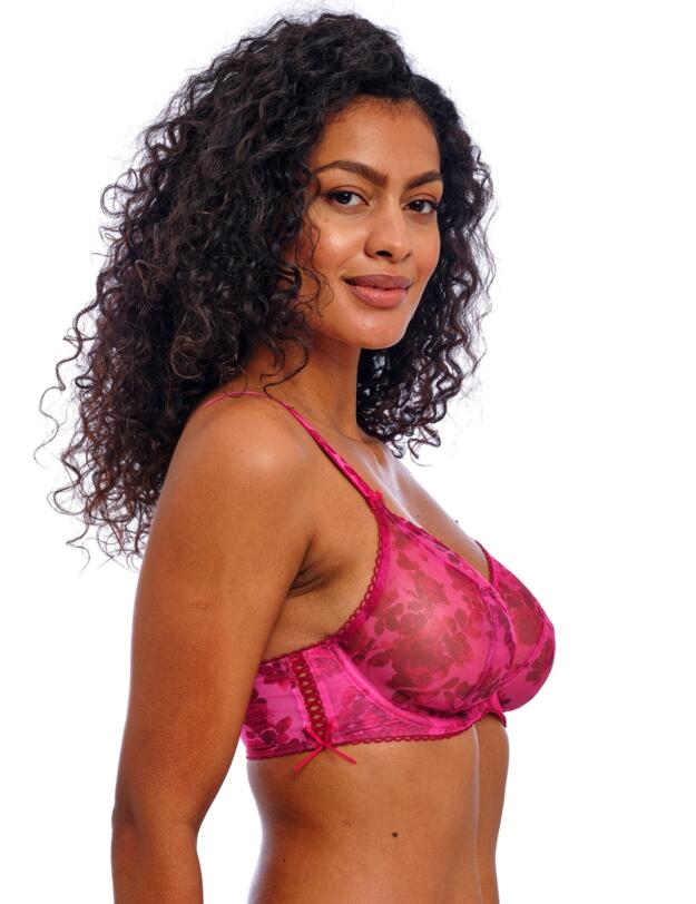 Freya Rose Blossom Plunge Bra Red Rose