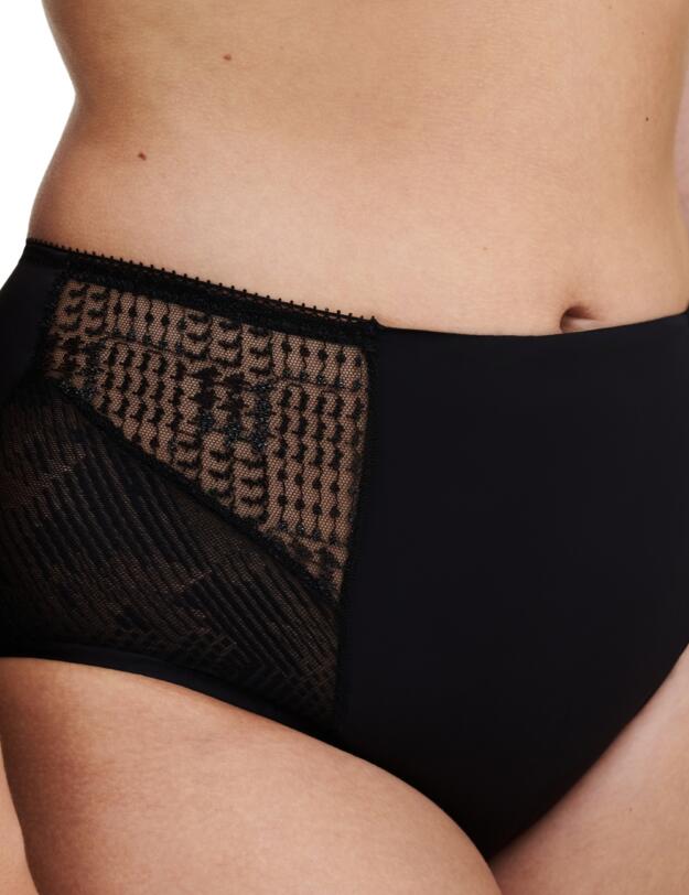 Chantelle Intrigue Support Full Brief Black 