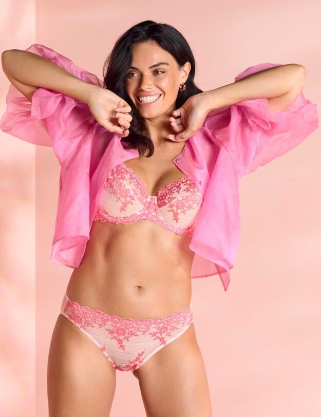 Wacoal Embrace Lace Brief Ballet Slipper/Chateau Rose