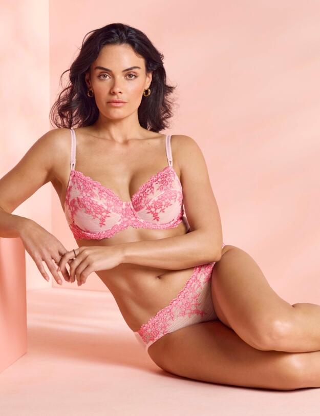 Wacoal Embrace Lace Brief Ballet Slipper/Chateau Rose