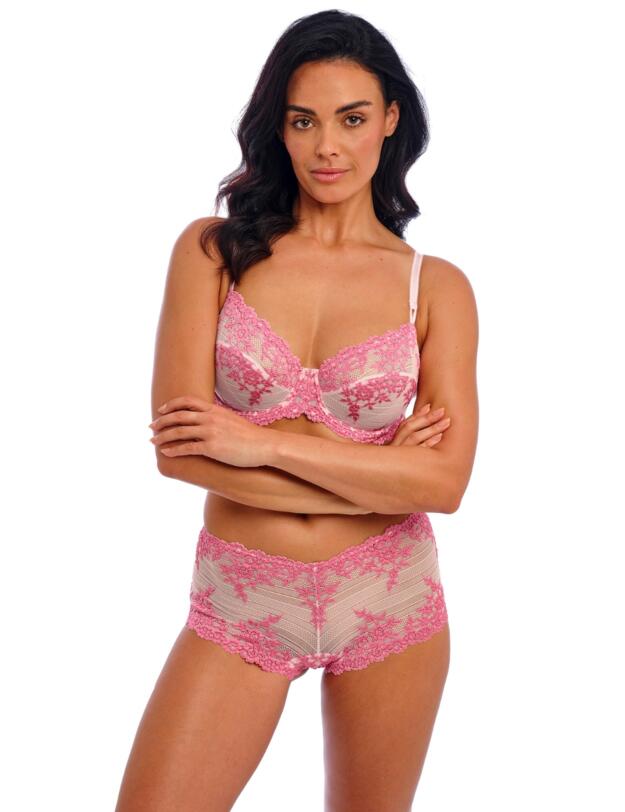 Wacoal Embrace Lace Boy Short Ballet Slipper/Chateau Rose